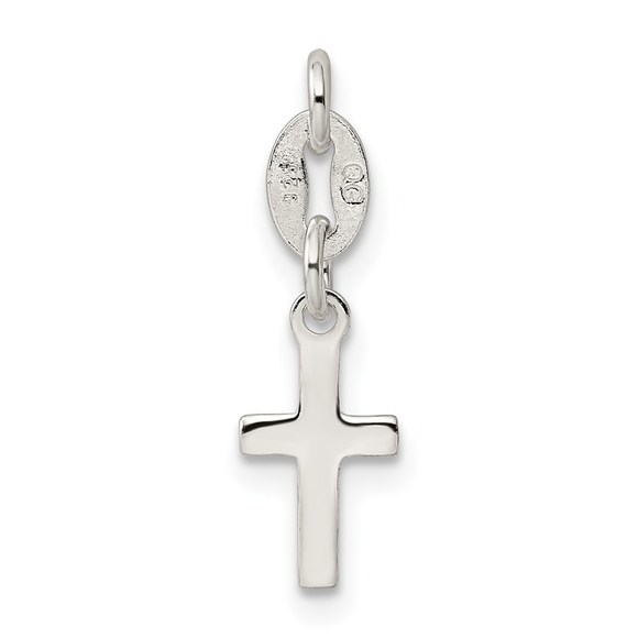 Sterling Silver Cross Charm - Picture 3 of 4